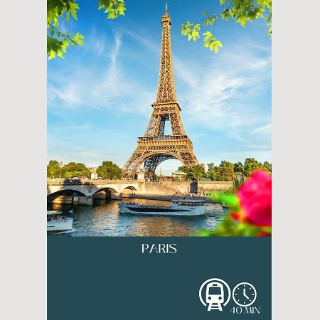 Appartement-Paris-Disney-Terrasse-Jardin-Parking Vaires-sur-Marne Exteriör bild