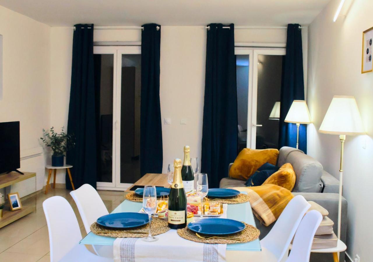 Appartement-Paris-Disney-Terrasse-Jardin-Parking Vaires-sur-Marne Exteriör bild